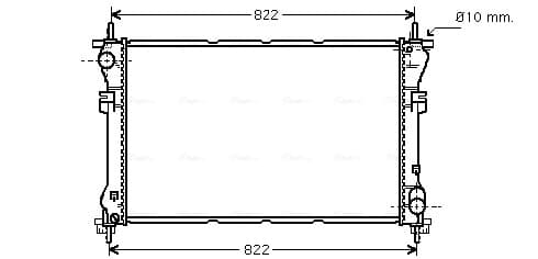 AVA QUALITY COOLING Chladič motora FD2320 1