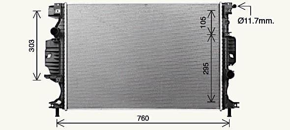AVA QUALITY COOLING Chladič motora FD2689 1