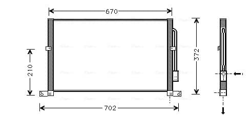 AVA QUALITY COOLING Kondenzátor klimatizácie FD5302 1