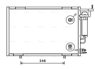 AVA QUALITY COOLING Kondenzátor klimatizácie FD5583D 1