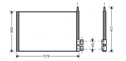 AVA QUALITY COOLING Kondenzátor klimatizácie FDA5328 1
