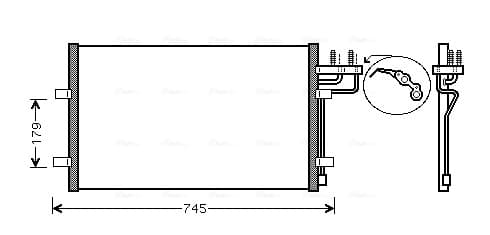 AVA QUALITY COOLING Kondenzátor klimatizácie FDA5367 1