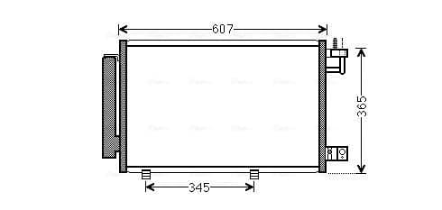 AVA QUALITY COOLING Kondenzátor klimatizácie FDA5439D 1