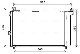 AVA QUALITY COOLING Kondenzátor klimatizácie FDA5486D 1