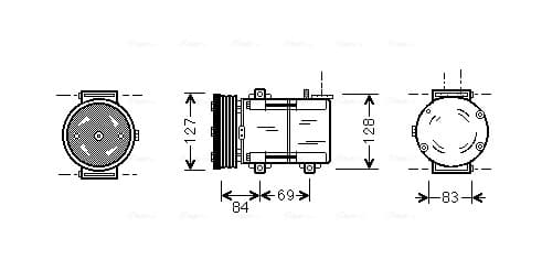 AVA QUALITY COOLING Kompresor klimatizácie FDAK167 1