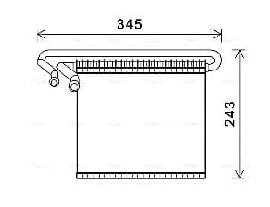 AVA QUALITY COOLING Výparník klimatizácie FDV491 1