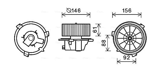 AVA QUALITY COOLING Vnútorný ventilátor FT8418 1