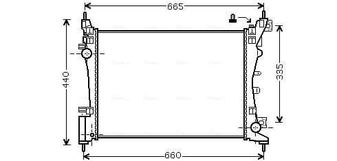 AVA QUALITY COOLING Chladič motora FTA2318 1