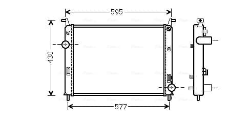 AVA QUALITY COOLING Chladič motora FTA2371 1