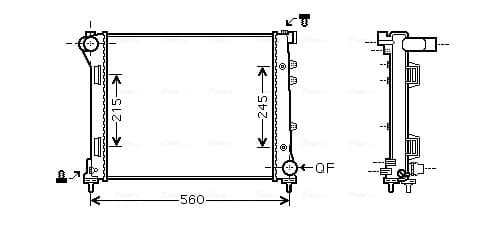 AVA QUALITY COOLING Chladič motora FTA2387 1