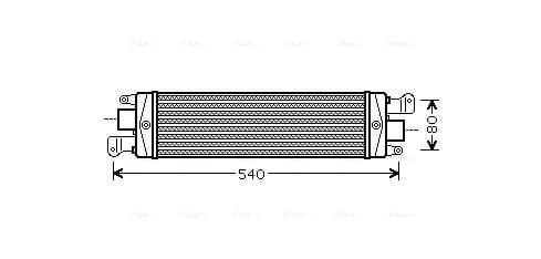 AVA QUALITY COOLING Chladič plniaceho vzduchu FTA4337 1