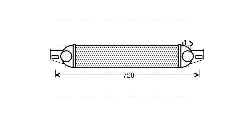 AVA QUALITY COOLING Chladič plniaceho vzduchu FTA4388 1