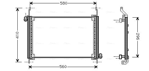 AVA QUALITY COOLING Kondenzátor klimatizácie FTA5127 1