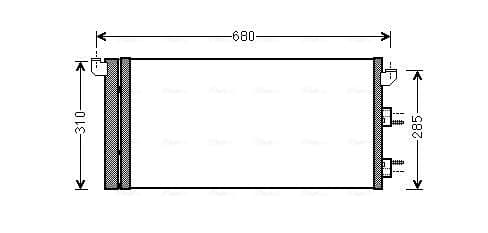 AVA QUALITY COOLING Kondenzátor klimatizácie FTA5293D 1