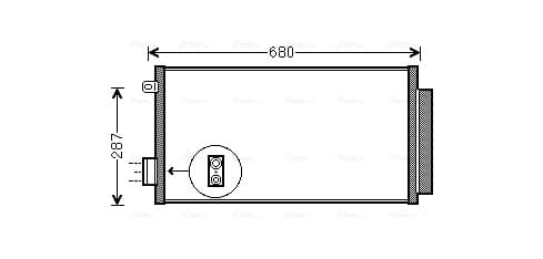 AVA QUALITY COOLING Kondenzátor klimatizácie FTA5411D 1