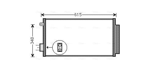 AVA QUALITY COOLING Kondenzátor klimatizácie FTA5412D 1
