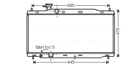 AVA QUALITY COOLING Chladič motora HD2241 1