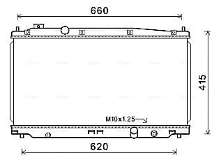 AVA QUALITY COOLING Chladič motora HD2253 1