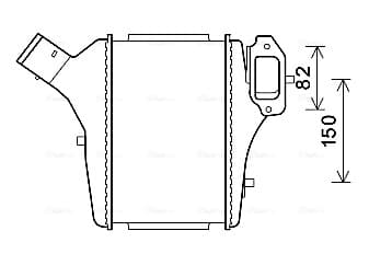 AVA QUALITY COOLING Chladič plniaceho vzduchu HD4286 1