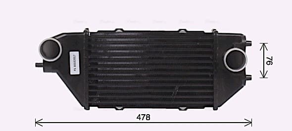 AVA QUALITY COOLING Chladič plniaceho vzduchu HD4319 1