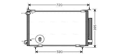 AVA QUALITY COOLING Kondenzátor klimatizácie HD5201D 1