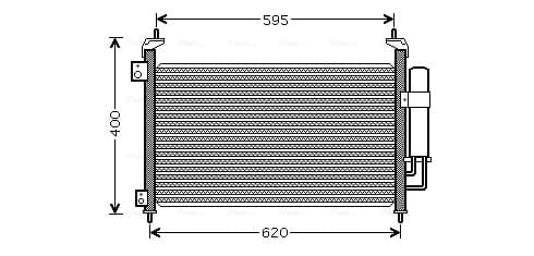 AVA QUALITY COOLING Kondenzátor klimatizácie HD5213D 1