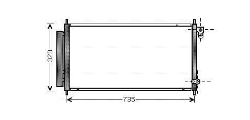 AVA QUALITY COOLING Kondenzátor klimatizácie HD5222D 1