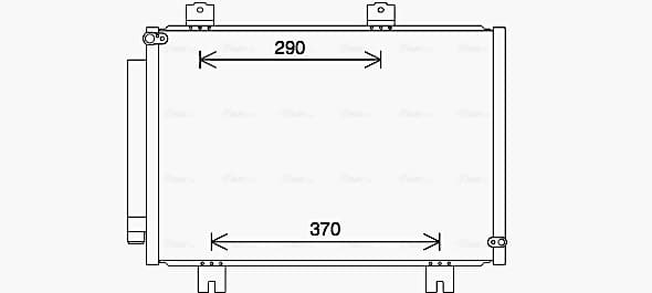 AVA QUALITY COOLING Kondenzátor klimatizácie HD5316D 1