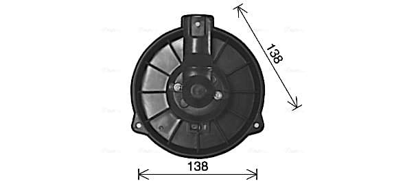 AVA QUALITY COOLING Vnútorný ventilátor HD8318 1
