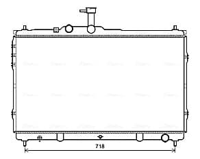 AVA QUALITY COOLING Chladič motora HY2392 1
