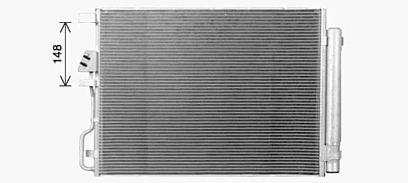 AVA QUALITY COOLING Kondenzátor klimatizácie HY5469D 1