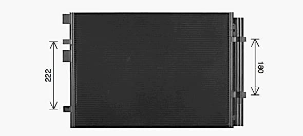 AVA QUALITY COOLING Kondenzátor klimatizácie HY5481D 1