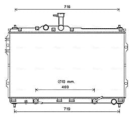 AVA QUALITY COOLING Chladič motora HYA2402 1