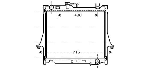 AVA QUALITY COOLING Chladič motora IS2025 1