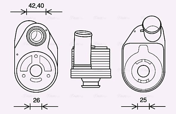 AVA QUALITY COOLING Chladič motorového oleja IV3136 1