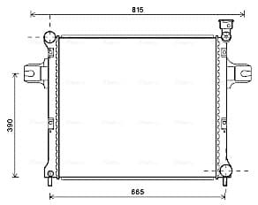AVA QUALITY COOLING Chladič motora JE2059 1