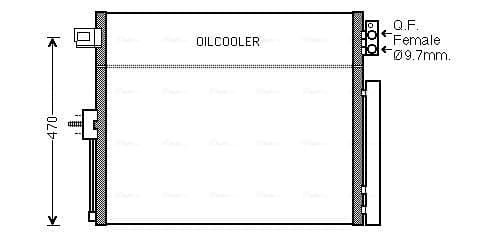 AVA QUALITY COOLING Kondenzátor klimatizácie JE5061D 1