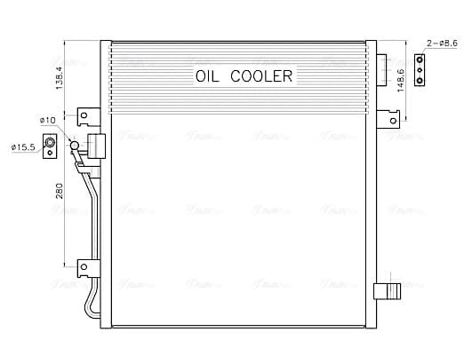 AVA QUALITY COOLING Kondenzátor klimatizácie JE5091 1