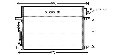 AVA QUALITY COOLING Kondenzátor klimatizácie JEA5050 1