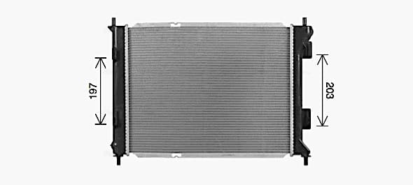 AVA QUALITY COOLING Chladič motora KA2327 1