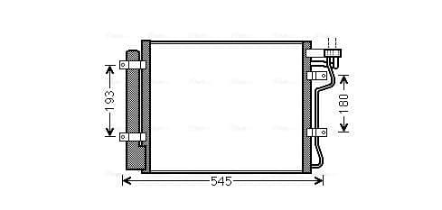 AVA QUALITY COOLING Kondenzátor klimatizácie KA5134D 1