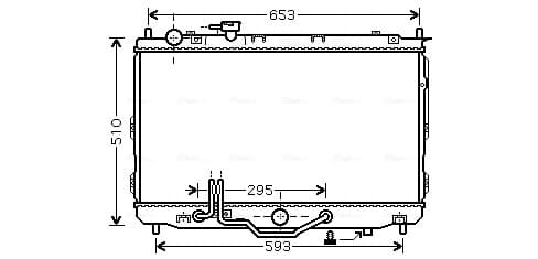 AVA QUALITY COOLING Chladič motora KAA2071 1