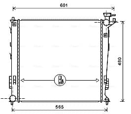AVA QUALITY COOLING Chladič motora KAA2239 1