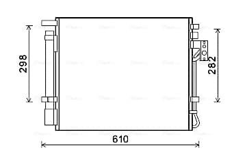 AVA QUALITY COOLING Kondenzátor klimatizácie KAA5149D 1