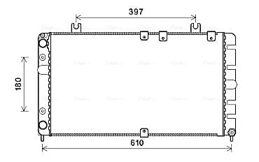 AVA QUALITY COOLING Chladič motora LA2021 1