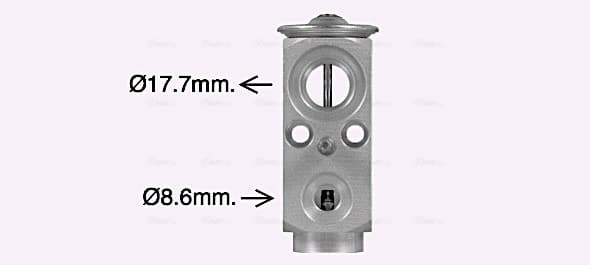 AVA QUALITY COOLING Expanzný ventil klimatizácie MS1753 1