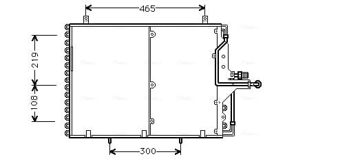 AVA QUALITY COOLING Kondenzátor klimatizácie MS5169 1
