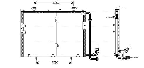 AVA QUALITY COOLING Kondenzátor klimatizácie MS5290 1