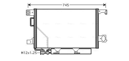 AVA QUALITY COOLING Kondenzátor klimatizácie MS5360D 1