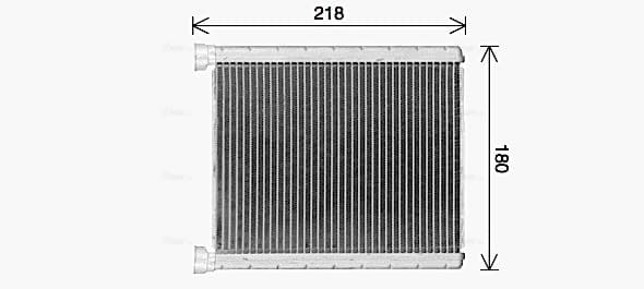 AVA QUALITY COOLING Výmenník tepla vnútorného kúrenia MS6763 1